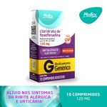 FEXOFENADINA, CLORIDRATO MED 120MG 10CPR GEN