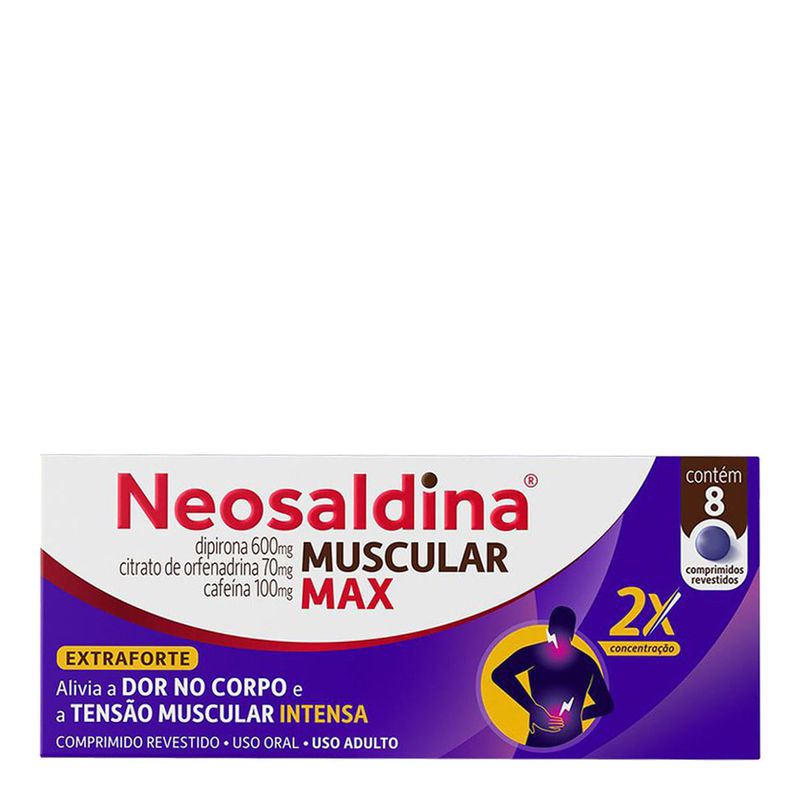 NEOSALDINA MUSCULAR MAX 8CPR
