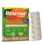 REACTINE 10MG 20CAP