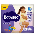 FRALDA BABYSEC PREMIUM HIPER XXG 52UN