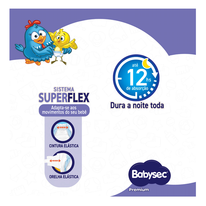 FRALDA BABYSEC PREMIUM HIPER XXG 52UN