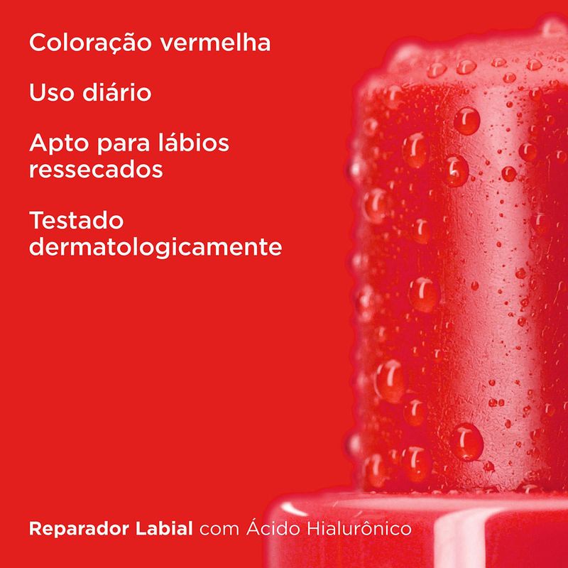 ISDIN REPARADOR LABIAL COM ACIDO HIALURONICO RED STICK 4G