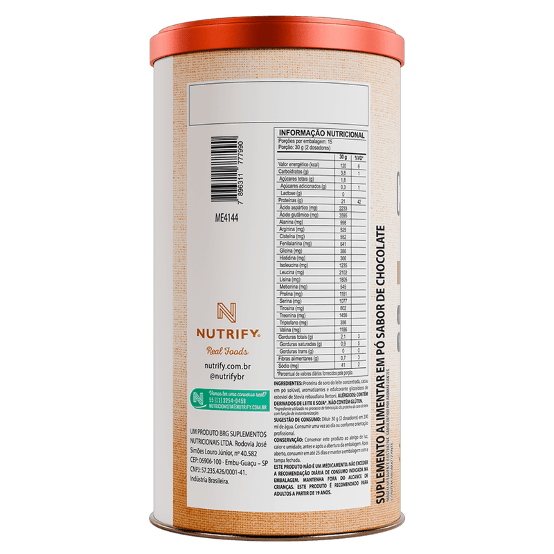 CLEANPRO NUTRIFY ZERO LACTOSE CHOCOLATE 450G