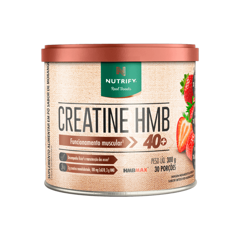 CREATINE HMB MORANGO NUTRIFY 300G