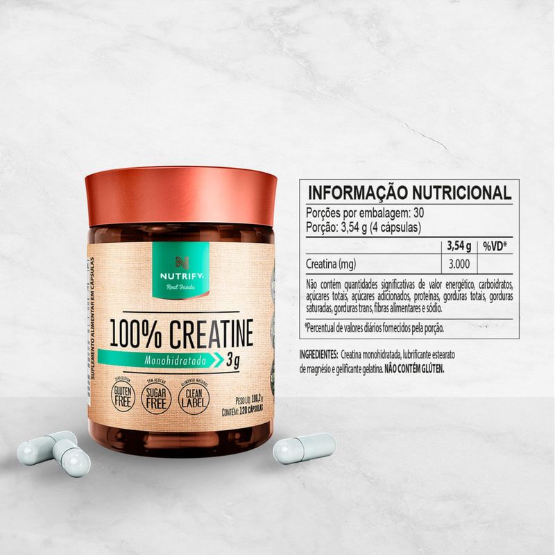 CREATINE NUTRIFY 120CAP