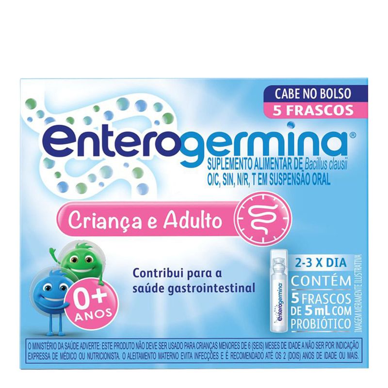 ENTEROGERMINA C/5 FRASCOS 5ML