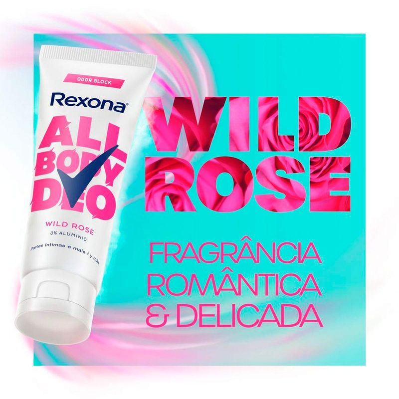 DESODORANTE REXONA CREME ALL BODY WIL ROSE 75G