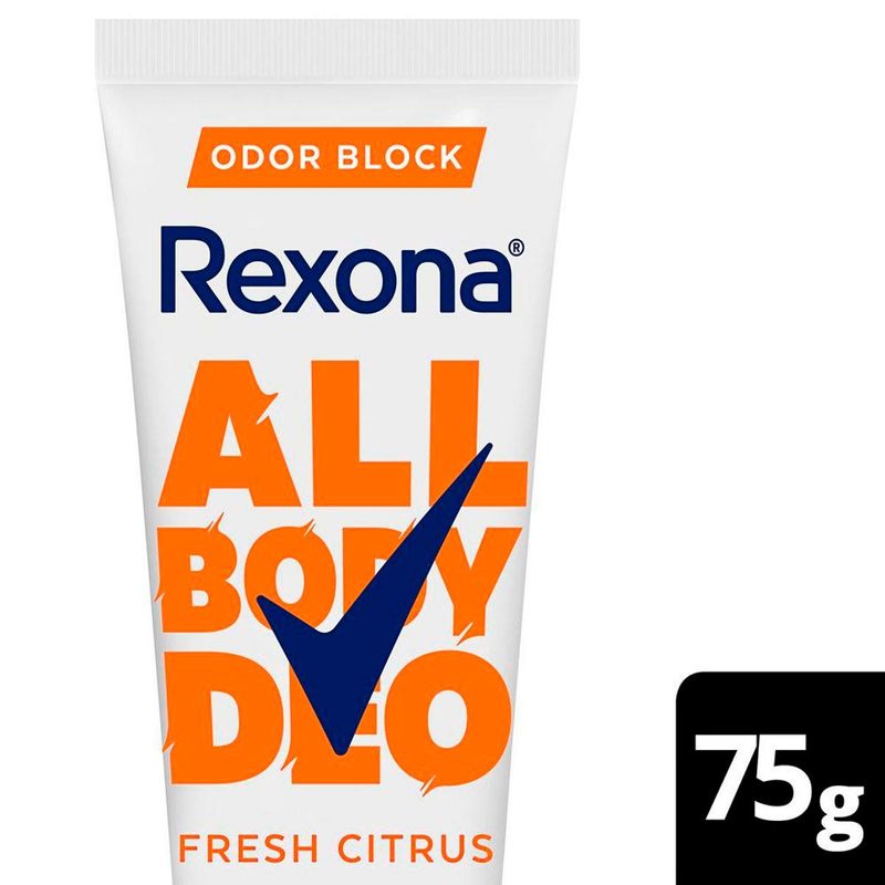 DESODORANTE REXONA CREME ALL BODY FRESH CITRUS 75G