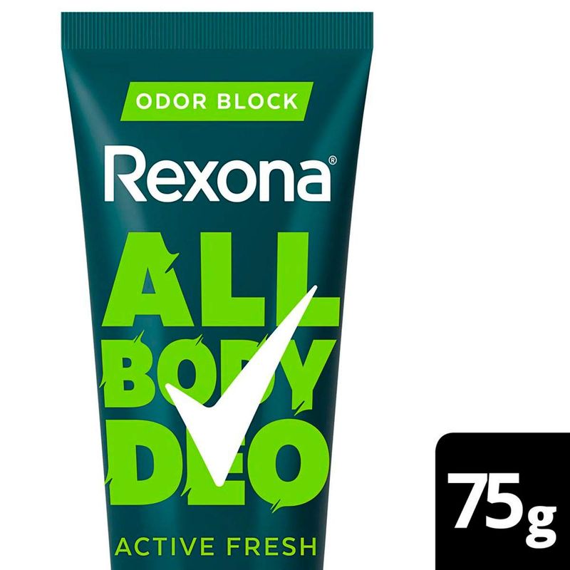 DESODORANTE REXONA CREME ALL BODY ACTIVE FRESH 75G