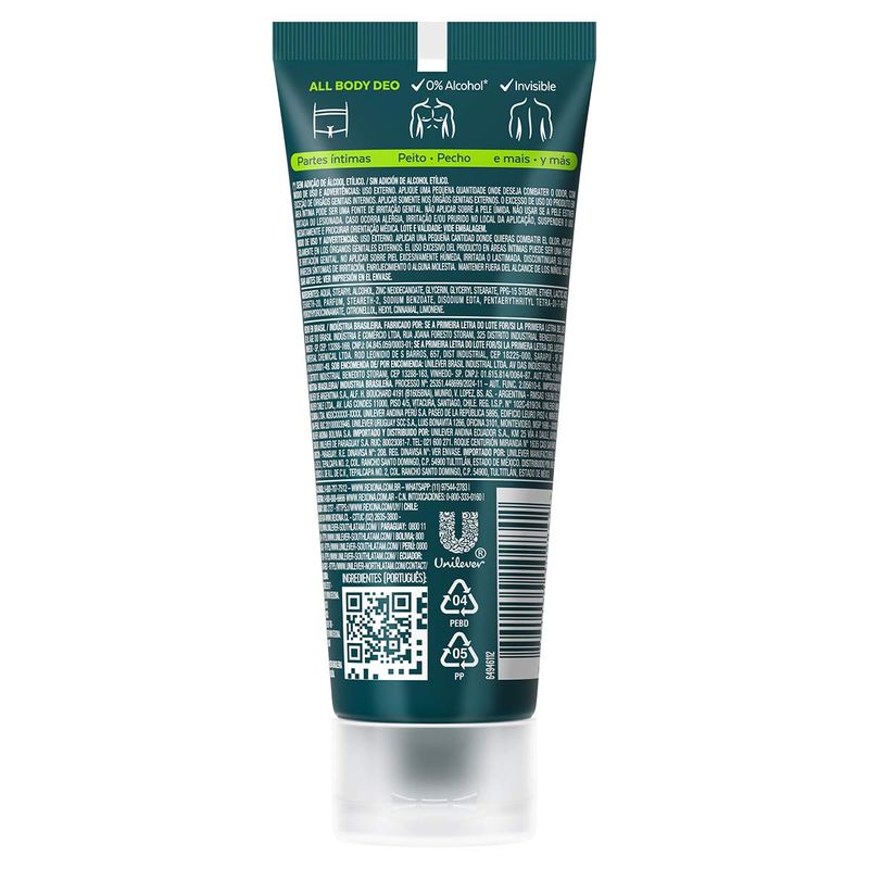 DESODORANTE REXONA CREME ALL BODY ACTIVE FRESH 75G