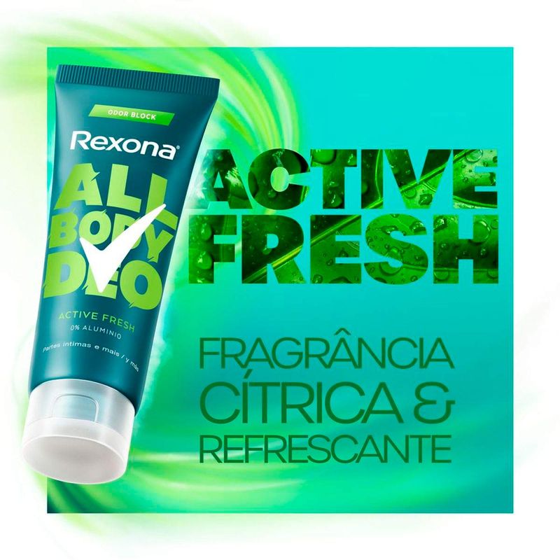 DESODORANTE REXONA CREME ALL BODY ACTIVE FRESH 75G