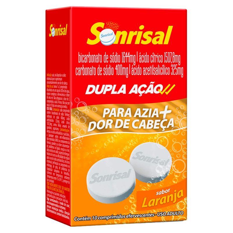 SONRISAL LARANJA 10CPR