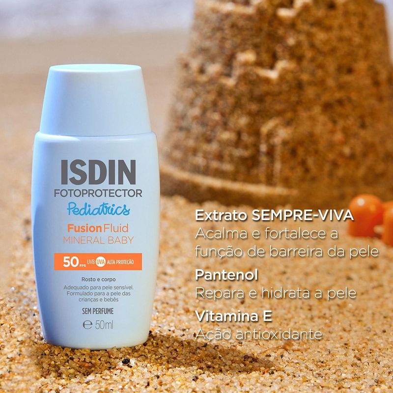 ISDIN FOTOPROTETOR  PEDIATRICS FPS50 FUSION FLUID 50ML