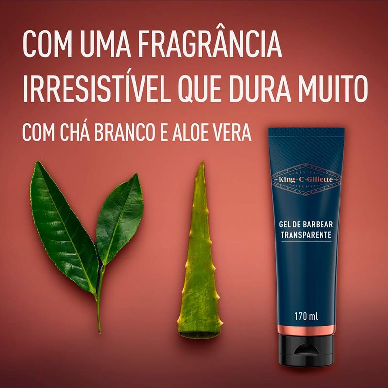 GEL DE BARBEAR KING C GILLETTE 170ML