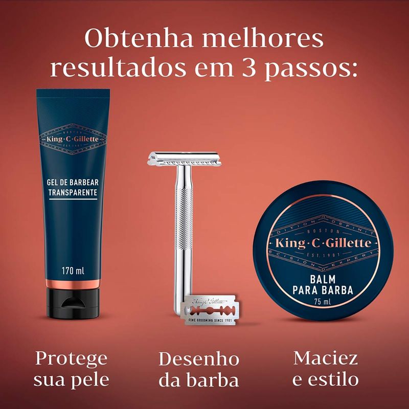 GEL DE BARBEAR KING C GILLETTE 170ML