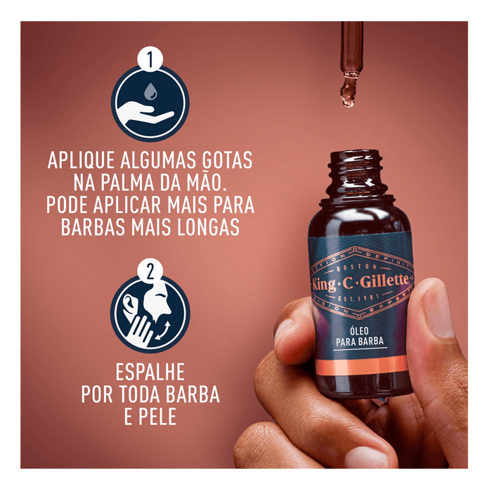OLEO PARA BARBA KING C GILLETTE 30ML
