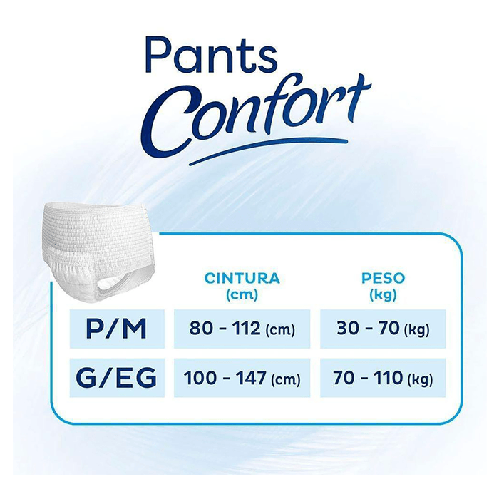 FRALDA TENA PANTS CONFORT P/M L32P29