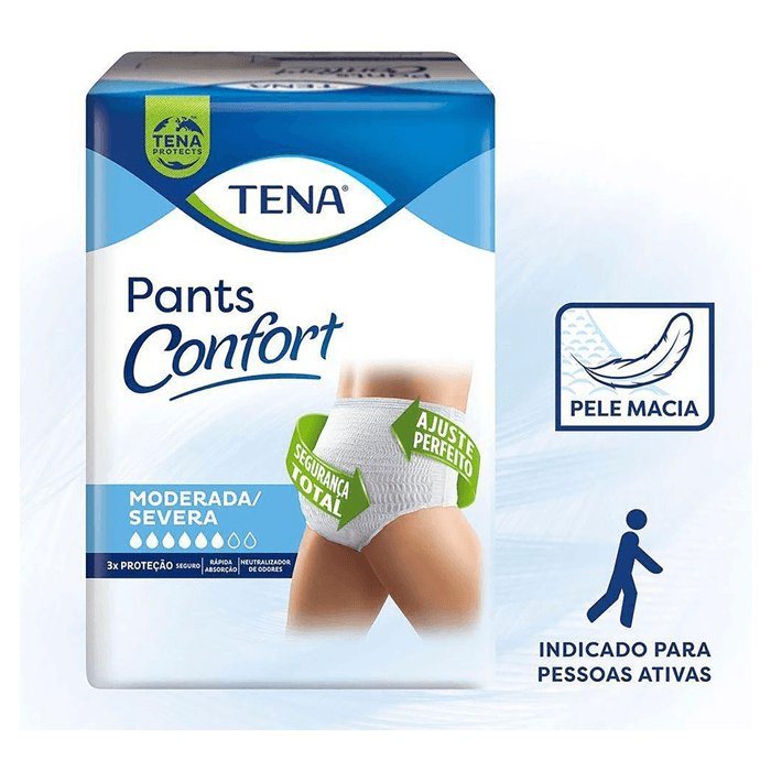 FRALDA TENA PANTS CONFORT P/M L32P29