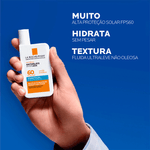 ANTHELIOS HYDRAOX PROTETOR SOLAR TOQUE MACIO FPS60 40ML
