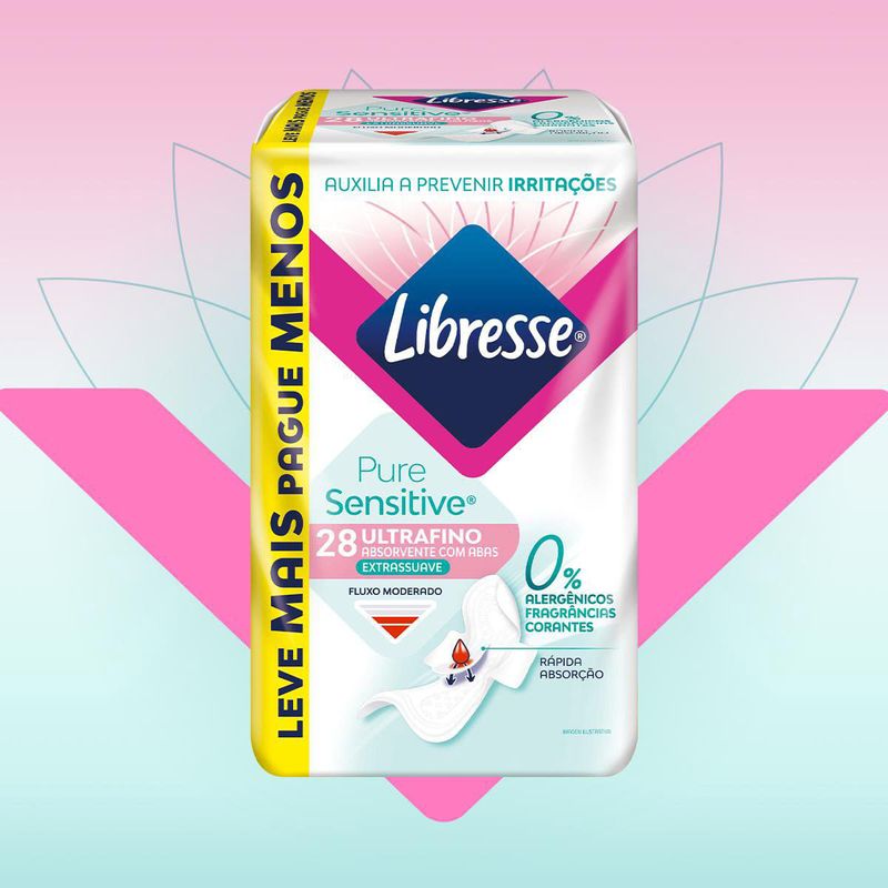 ABSORVENTE LIBRESSE ULTRAFINO DIURNO 28UN