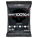 WHEY 100% HD BAUNILHA BLACK SKULL REFIL 900G