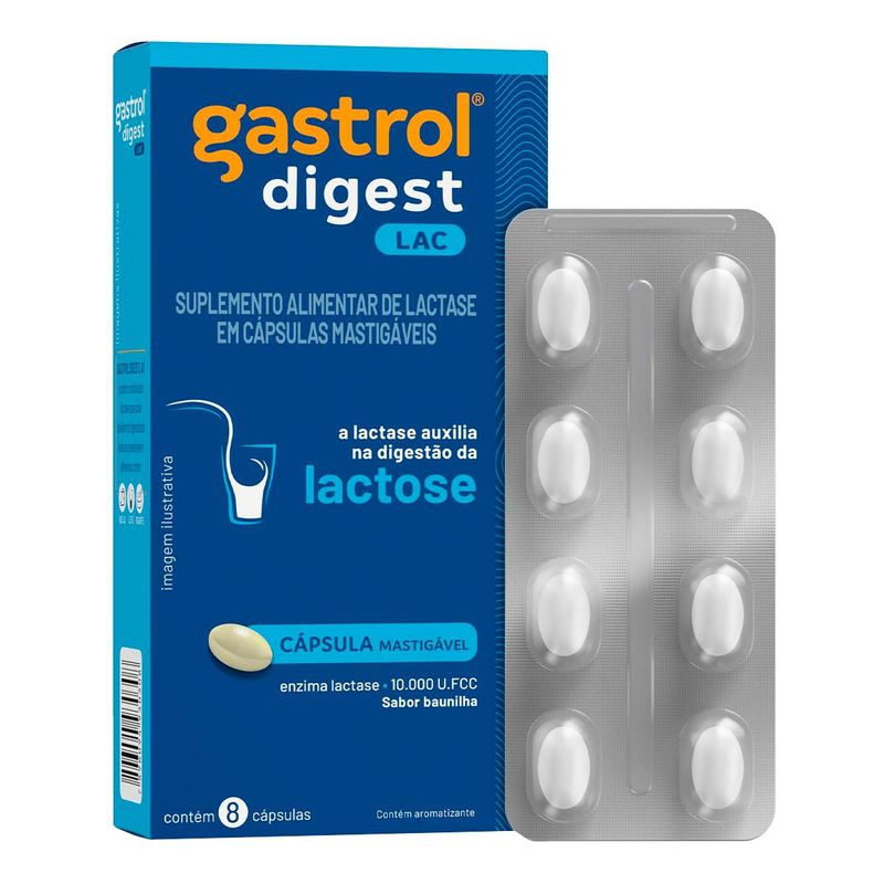 GASTROL DIGEST LAC 8CAP