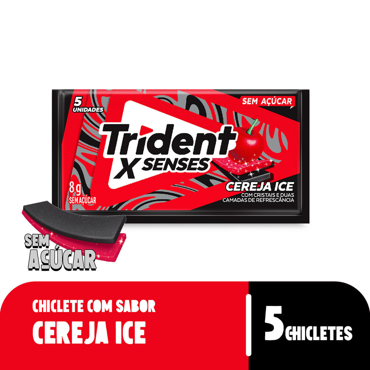 Trident Cereja 8G - CAASP Shop
