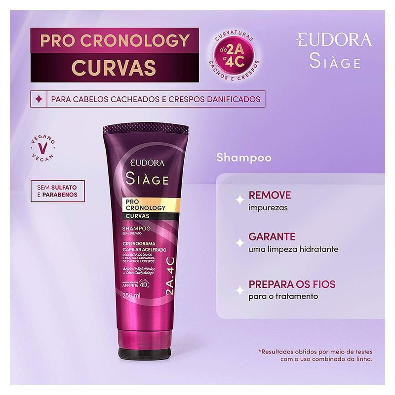 EUDORA SIAGE SHAMPOO PRO CRONOLOGY CURVAS 250ML