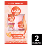 KIT SEDA COLAGENO E VIT C SHAMPOO 300ML + COND 190ML