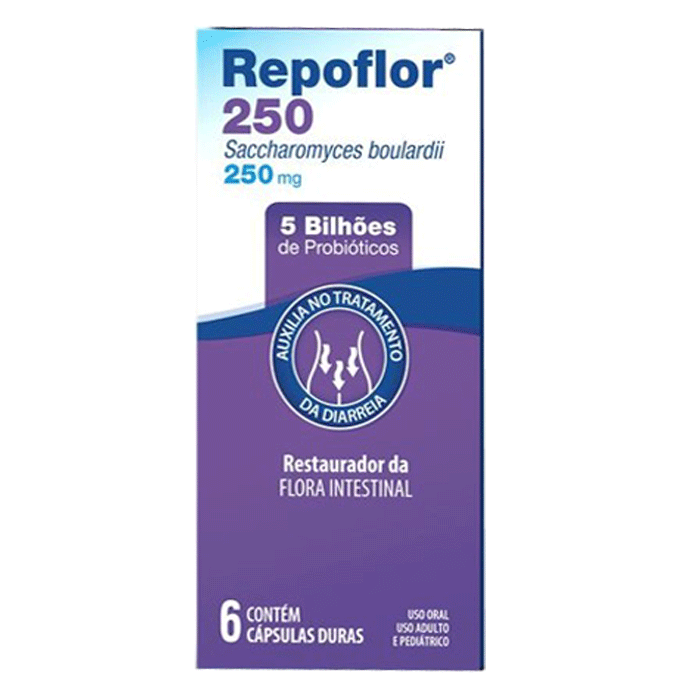 REPOFLOR 250MG 6CAP