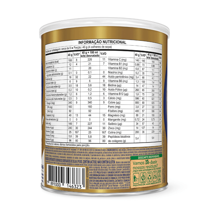NUTREN SENIOR PREMIUM 6EM1 BAUNILHA 370G