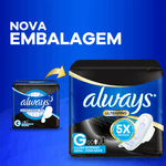 ABSORVENTE ALWAYS ULTRAFINO NOTURNO COBERT SECA C/ ABAS 8UN
