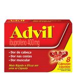 ADVIL 400MG EXTRA ALIVIO 8CAP GEL
