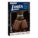 LINEA CHOCOLATE MEIO AMARGO C COLAGENO ZERO AÇUCAR 30G