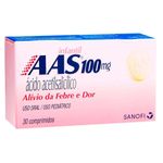 AAS 100MG INFANTIL 30CPR