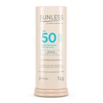 SUNLESS PROTETOR SOLAR FPS50 STICK BRONZE 12G
