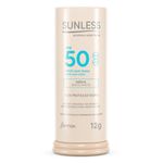 SUNLESS PROTETOR SOLAR FPS50 STICK MEDIA 12G