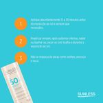 SUNLESS PROTETOR SOLAR FPS50 STICK EXTRA CLARA 12G