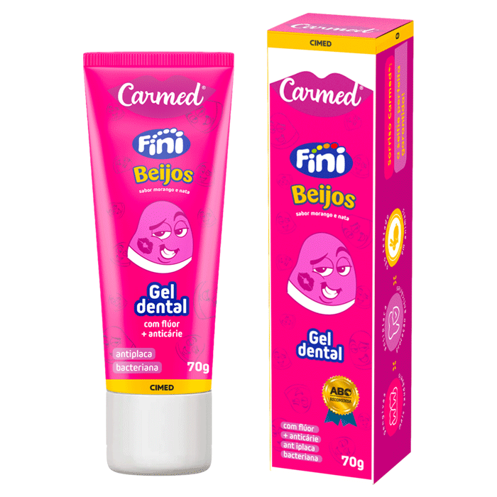 CREME DENTAL INFANTIL CARMED FINI BEIJOS 70G