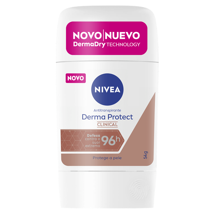 DESODORANTE NIVEA STICK CLINICAL FEM DERMA PROTECT 54G