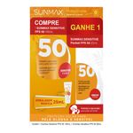 KIT SUNMAX PROTETOR SOLAR SENSITIVE FPS50 60ML+SENSITIVE FPS