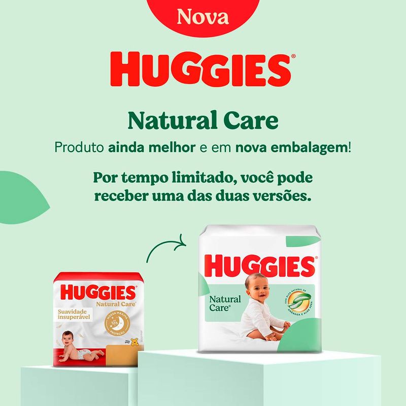 FRALDA HUGGIES NATURAL CARE RECEM NASCIDO RN 34UN