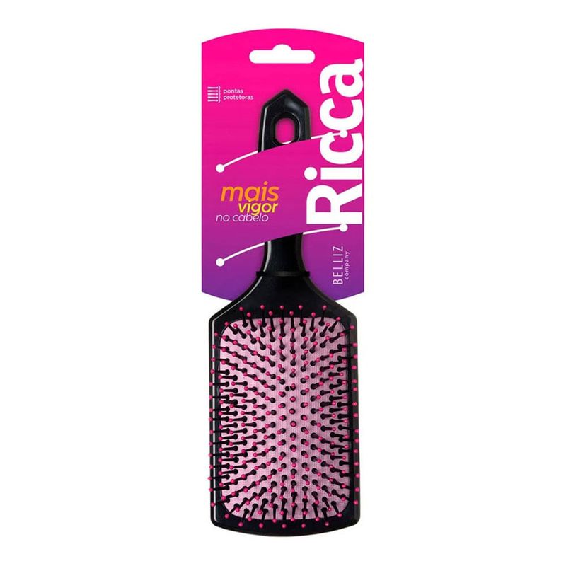 ESCOVA BLACK & PINK RICCA 1UN