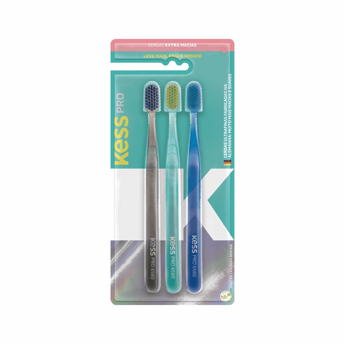 ESCOVA DENTAL KESS PRO EXTRA MACIA 3UN