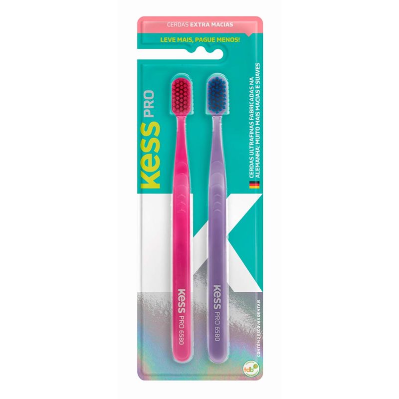 ESCOVA DENTAL KESS PRO EXTRA MACIA 2UN