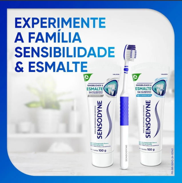 CREME DENTAL SENSODYNE SENSIBILIDADE ESMALTE 100G