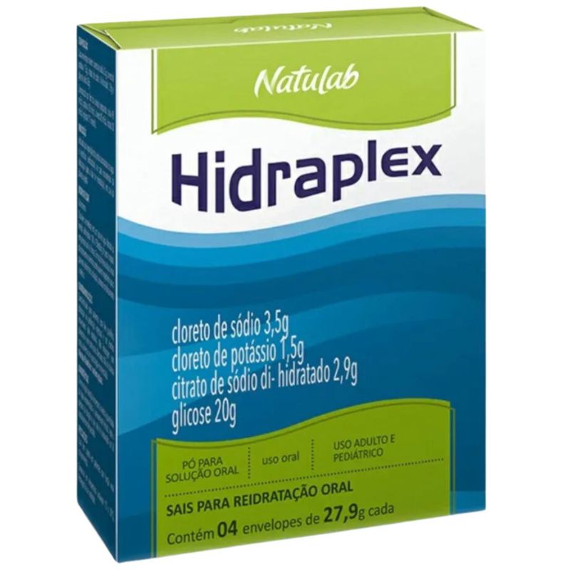 HIDRAPLEX PO PARA SOLUÇAO ORAL 4ENVELOPES 27,9G