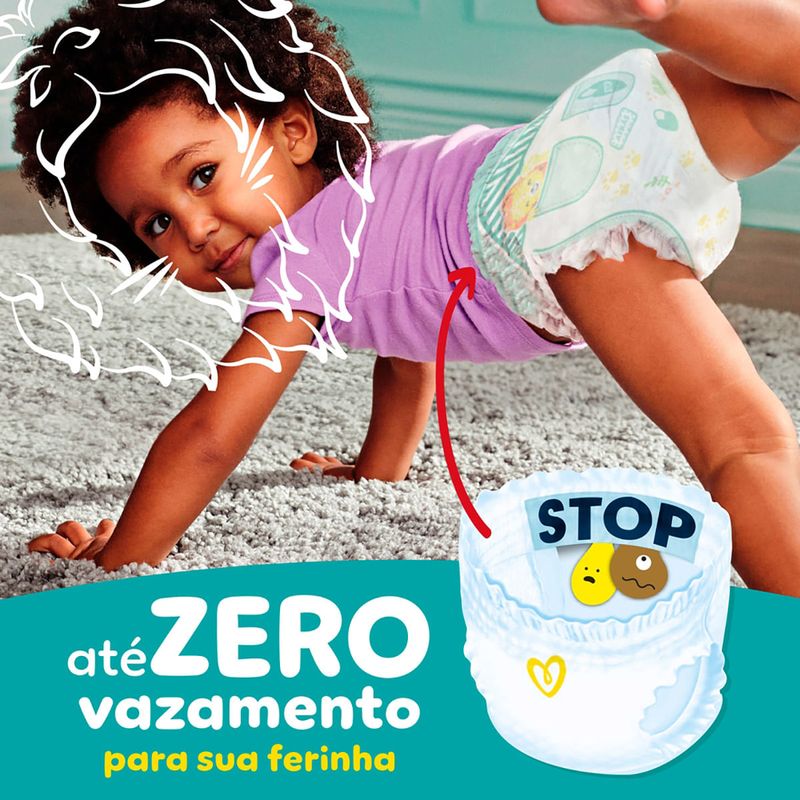 FRALDA PAMPERS PANTS AJUSTE TOTAL XXG 60UN