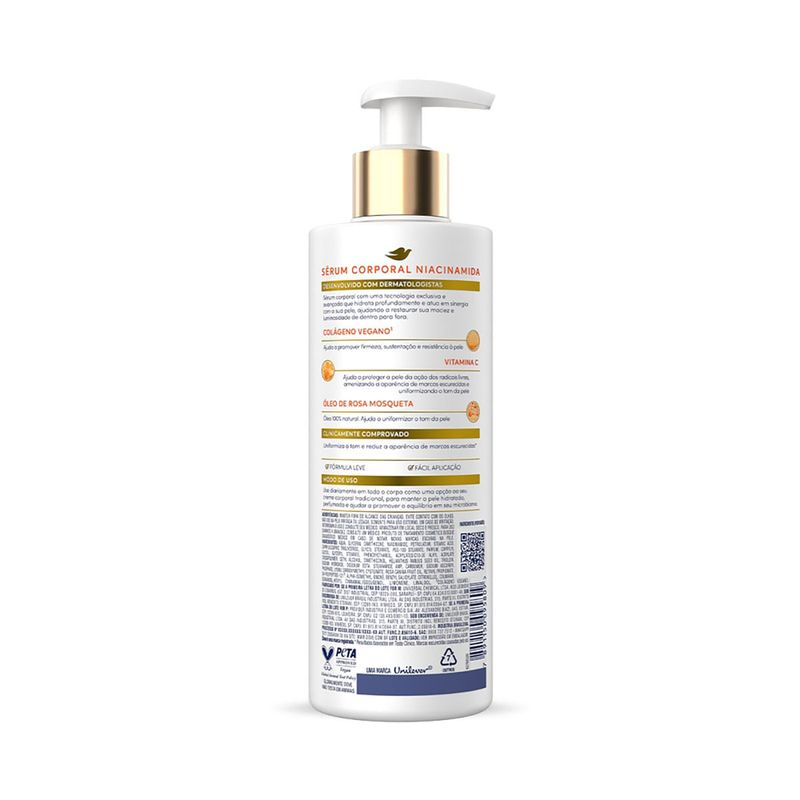 DOVE SERUM CORPORAL NIACINAMIDA UNIFORMIZADOR 380ML PUMP