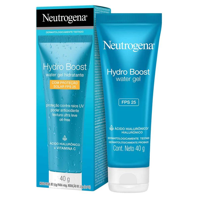 NEUTROGENA HYDRO BOOST WATER GEL FPS25 HIDRATANTE FACIAL 40G